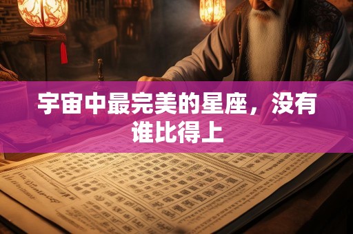 宇宙中最完美的星座，没有谁比得上