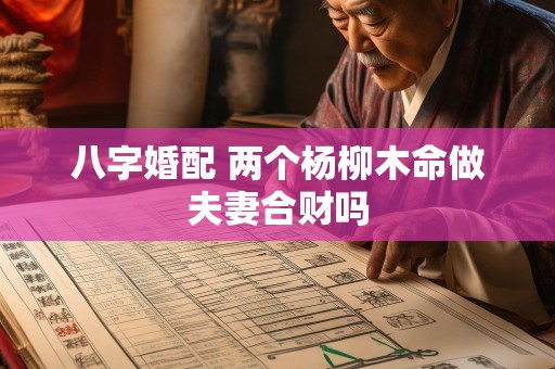八字婚配 两个杨柳木命做夫妻合财吗