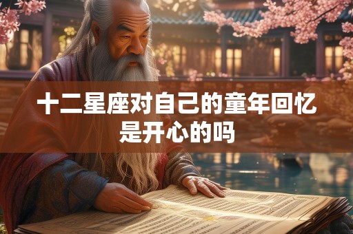 十二星座对自己的童年回忆是开心的吗