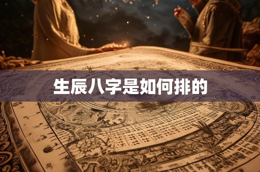 生辰八字是如何排的