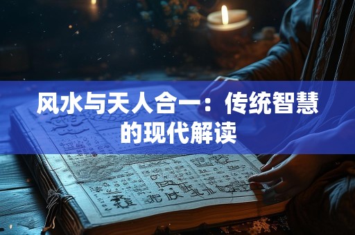 风水与天人合一：传统智慧的现代解读
