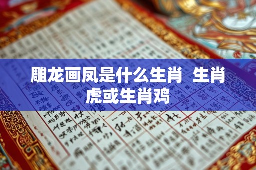 雕龙画凤是什么生肖  生肖虎或生肖鸡
