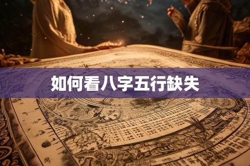 如何看八字五行缺失
