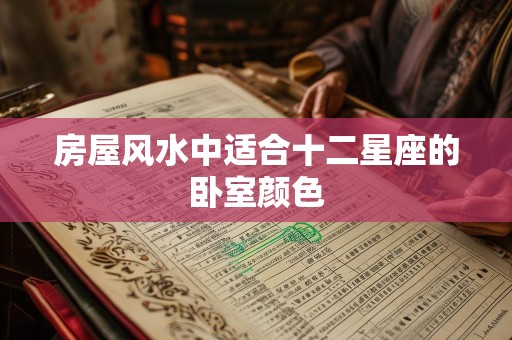 房屋风水中适合十二星座的卧室颜色