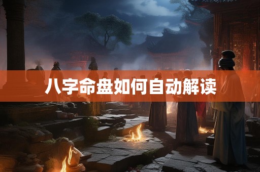 八字命盘如何自动解读