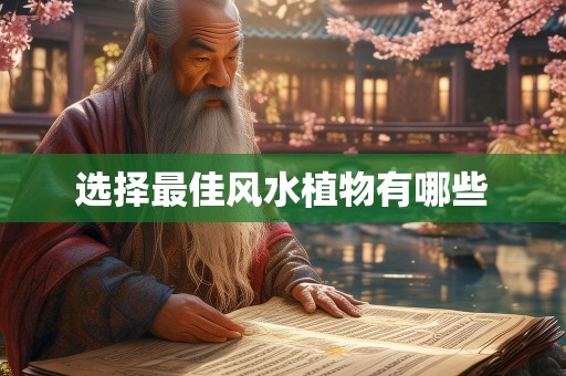 选择最佳风水植物有哪些