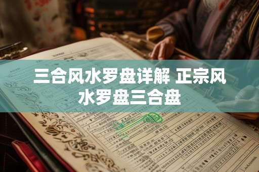 三合风水罗盘详解 正宗风水罗盘三合盘
