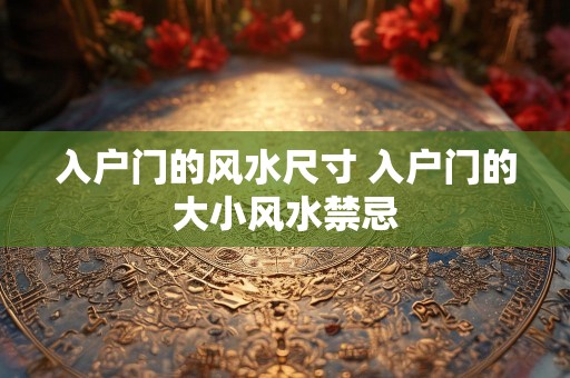入户门的风水尺寸 入户门的大小风水禁忌