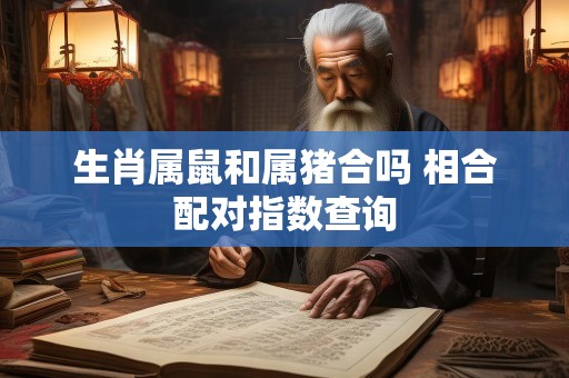 生肖属鼠和属猪合吗 相合配对指数查询
