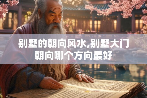 别墅的朝向风水,别墅大门朝向哪个方向最好