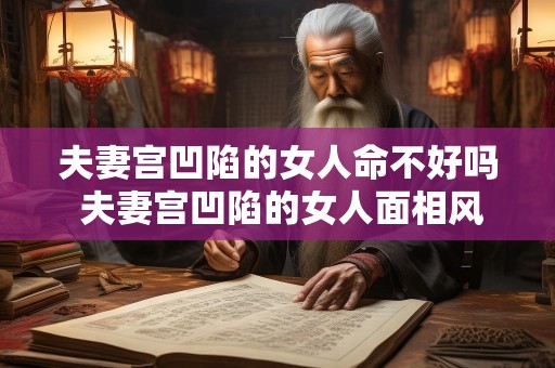 夫妻宫凹陷的女人命不好吗 夫妻宫凹陷的女人面相风水