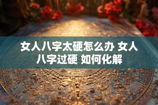 女人八字太硬怎么办 女人八字过硬 如何化解