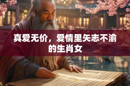真爱无价，爱情里矢志不渝的生肖女