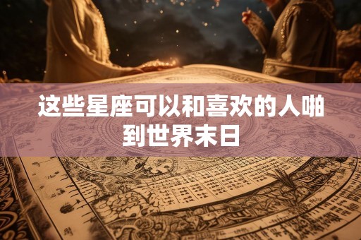 这些星座可以和喜欢的人啪到世界末日