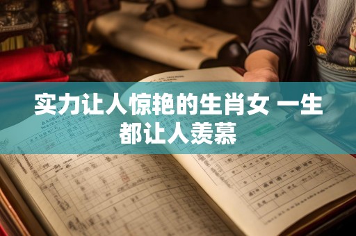 实力让人惊艳的生肖女 一生都让人羡慕