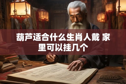 葫芦适合什么生肖人戴 家里可以挂几个