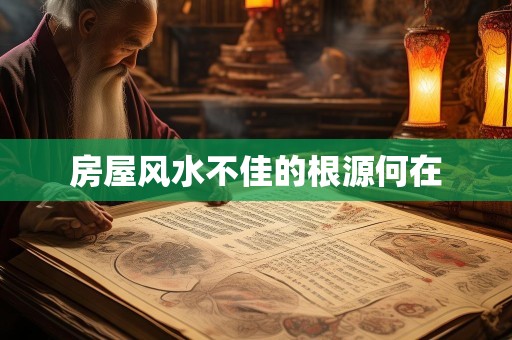 房屋风水不佳的根源何在