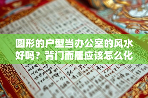 圆形的户型当办公室的风水好吗？背门而座应该怎么化解？