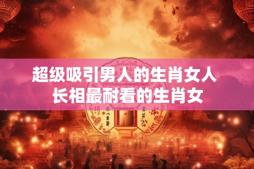 超级吸引男人的生肖女人 长相最耐看的生肖女
