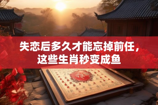 失恋后多久才能忘掉前任，这些生肖秒变成鱼