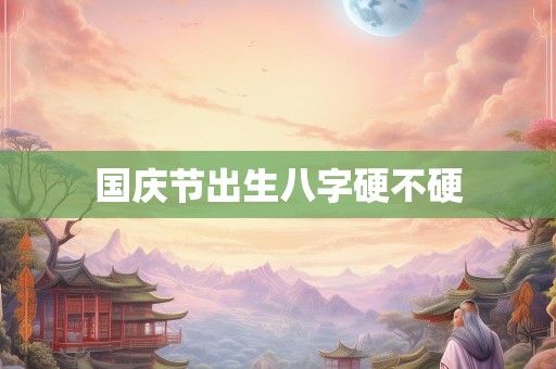 国庆节出生八字硬不硬