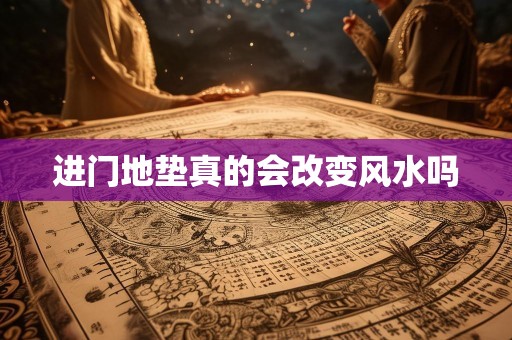 进门地垫真的会改变风水吗