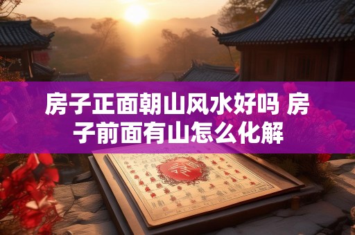 房子正面朝山风水好吗 房子前面有山怎么化解