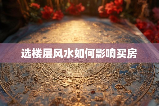 选楼层风水如何影响买房