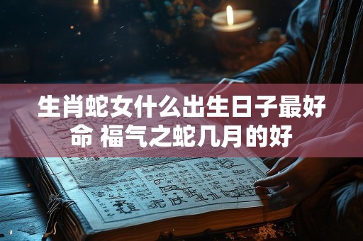 生肖蛇女什么出生日子最好命 福气之蛇几月的好