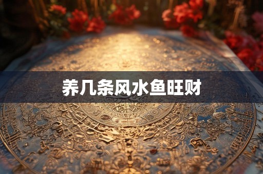 养几条风水鱼旺财