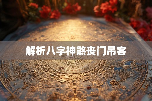 解析八字神煞丧门吊客