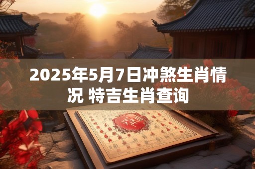 2025年5月7日冲煞生肖情况 特吉生肖查询