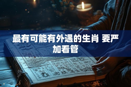 最有可能有外遇的生肖 要严加看管