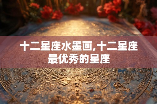 十二星座水墨画,十二星座最优秀的星座
