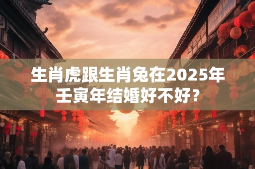 生肖虎跟生肖兔在2025年壬寅年结婚好不好？