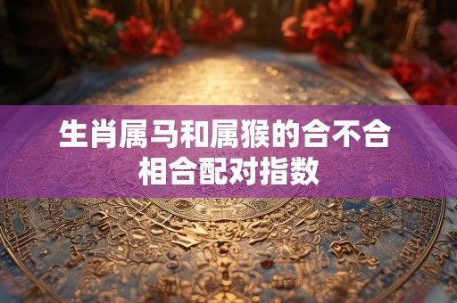 生肖属马和属猴的合不合 相合配对指数
