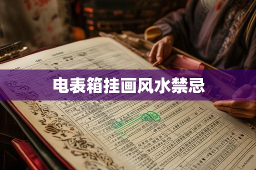 电表箱挂画风水禁忌
