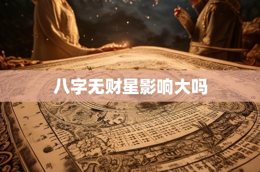 八字无财星影响大吗