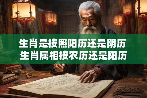 生肖是按照阳历还是阴历 生肖属相按农历还是阳历