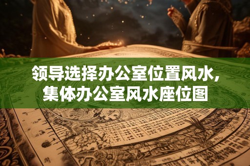 领导选择办公室位置风水,集体办公室风水座位图