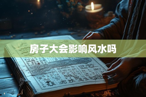 房子大会影响风水吗