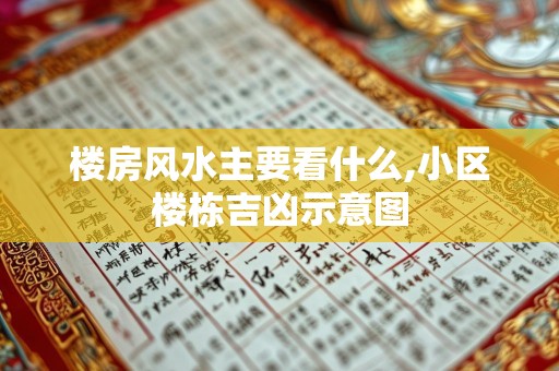 楼房风水主要看什么,小区楼栋吉凶示意图