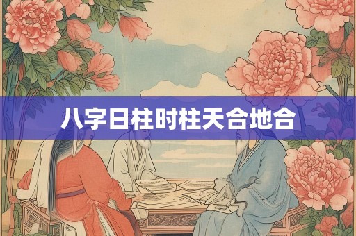 八字日柱时柱天合地合