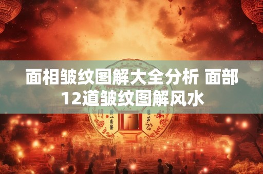 面相皱纹图解大全分析 面部12道皱纹图解风水