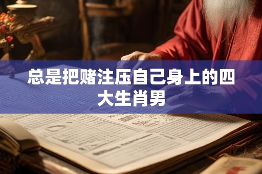 总是把赌注压自己身上的四大生肖男