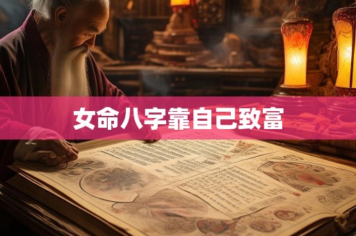 女命八字靠自己致富