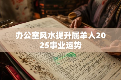 办公室风水提升属羊人2025事业运势