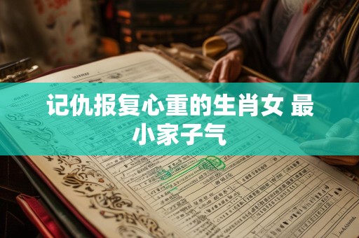 记仇报复心重的生肖女 最小家子气