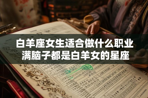 白羊座女生适合做什么职业 满脑子都是白羊女的星座男
