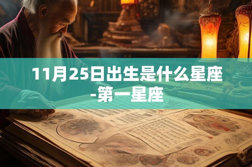 11月25日出生是什么星座-第一星座